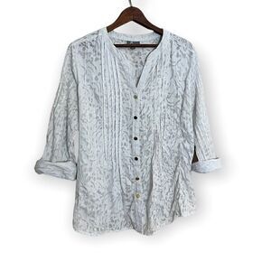 JM Collection Cotton Blend Button Down Shirt